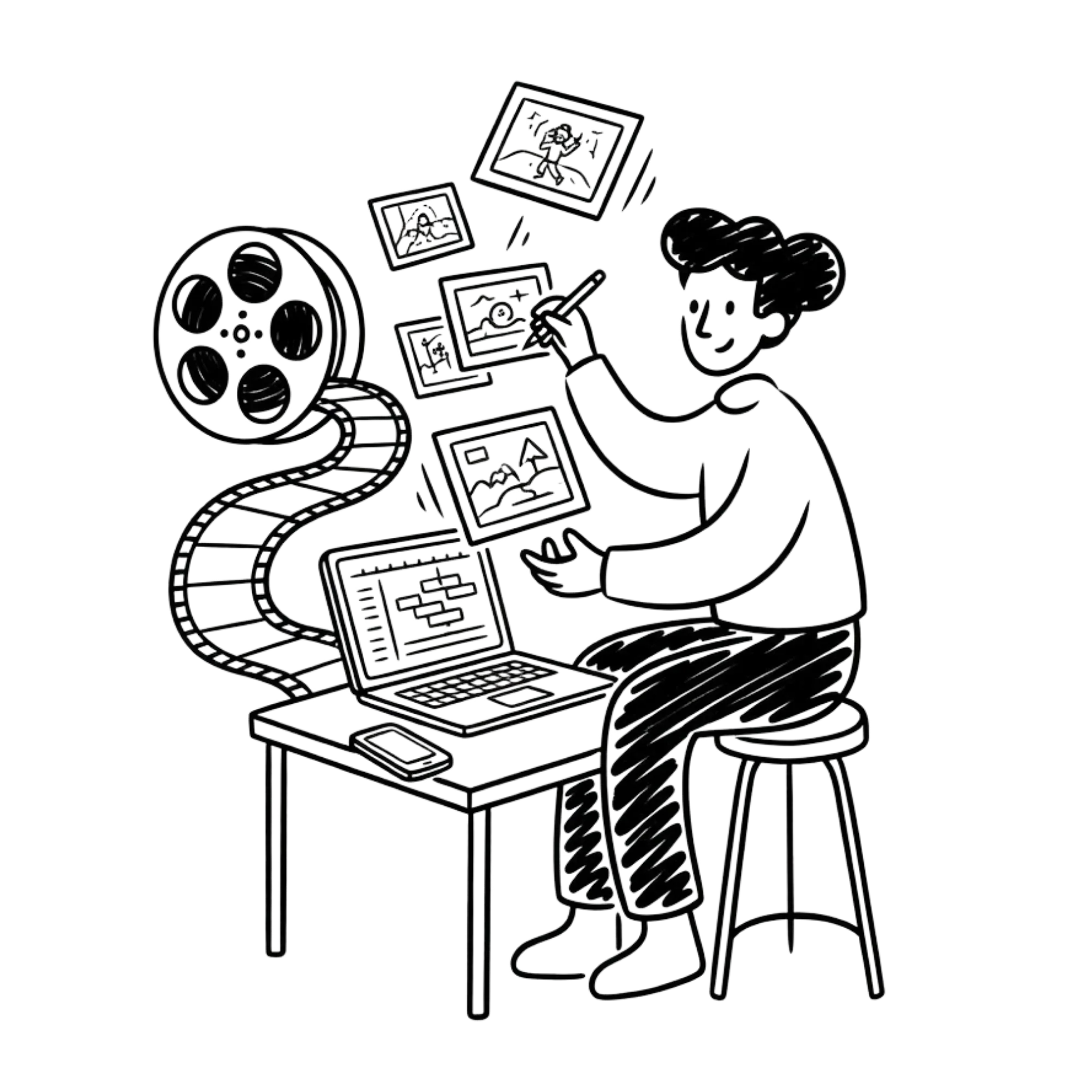 VIDEO PRODUCTION illustration